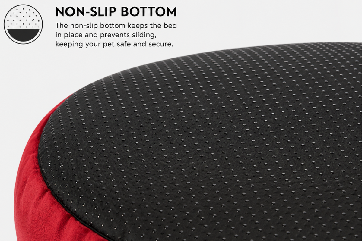 PawVanta™ CloudCuddle Plush Pet Bed – Ultra-Soft Round Cushion for Small Dogs & Cats